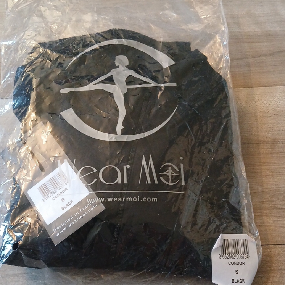 Wear Moi Condor Men's Small Black Leotard With Built In Dance Belt NWT NEW